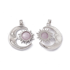 Natural Kunzite Pendants&nbsp;KK-A173-04P-02