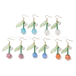 Acrylic & Lampwork Dangle Earrings&nbsp;EJEW-MZ00711