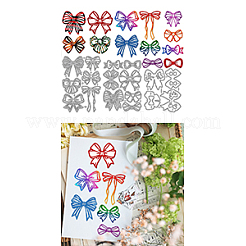 3Pcs 3 Styles Bowknot Carbon Steel Cutting Dies Stencils&nbsp;DIY-WH0309-3472