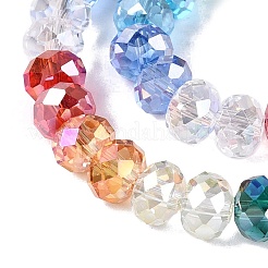 Electroplate Transparent Glass Beads Strands&nbsp;EGLA-N022-16A-A02