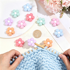 12Pcs 6 Colors Silicone Beads&nbsp;SIL-PA0001-63