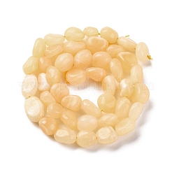 Natural Yellow Jade Beads Strands&nbsp;G-G146-A20-01