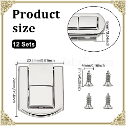 12 Bags Alloy Purse Locks&nbsp;FIND-NB0006-42P