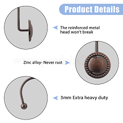 Iron Shower Curtain Hook&nbsp;AJEW-WH0248-867