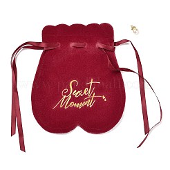 Flannelette Craft Ribbon Drawstring Bag&nbsp;ABAG-A003-01E