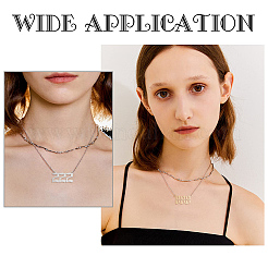 2 Bags 2 Colors 201 Stainless Steel Pendants Set&nbsp;STAS-UN0031-61