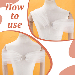 Nylon Bride Arm Straps&nbsp;FIND-WH0126-985B