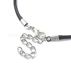Blank Alloy Photo Frame Living Memory Floating Locket Pendants with Imitation Leather Cord Necklaces&nbsp;NJEW-JN04517