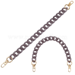 2Pcs Acrylic Twisted Chain Bag Handles&nbsp;DIY-BBC0002-81