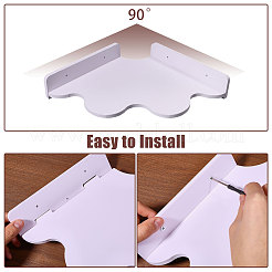 MDF Wall-mounted Storage Racks&nbsp;LS-AJEW-WH0752-422A