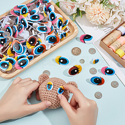 120 Sets 6 Styles Plastic Doll Craft Eyes&nbsp;DOLL-PH0001-53