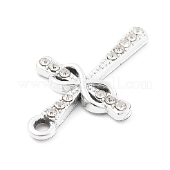 Alloy Rhinestone Pendants&nbsp;FIND-U026-01P