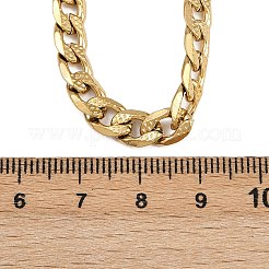6MM 304 Stainless Steel Cuban Link Chain Necklaces for Women&nbsp;NJEW-G177-01G