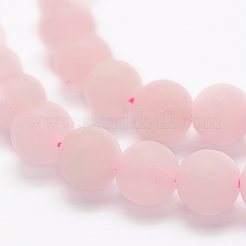 Natural Rose Quartz Beads Strands&nbsp;X-G-K194-8mm-06