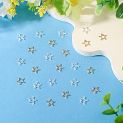 24Pcs 2 Colors Brass Linking Rings&nbsp;KK-TA0003-09-RS