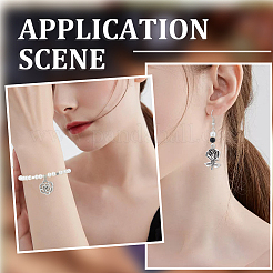 72Pcs 6 Styles Tibetan Style Alloy Pendants&nbsp;FIND-SC0007-84