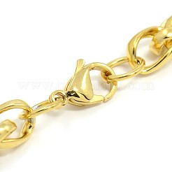Trendy 304 Stainless Steel Wheat Chain Bracelets&nbsp;STAS-A028-B003G
