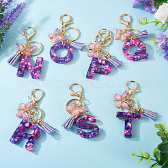 Resin Butterfly Pendant Keychains&nbsp;KEYC-TAC0034-03P