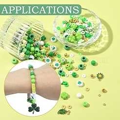 Saint Patrick's Day DIY Jewelry Making Findings Kits&nbsp;DIY-YW0016-14