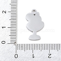 304 Stainless Steel Pendants&nbsp;SA-CBAE30B-01G-P