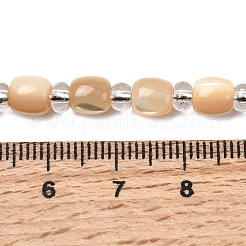 Natural Trochid Shell/Trochus Shell Beads Strands&nbsp;BSHE-A002-01B
