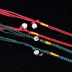 Nylon Cord Necklace Making&nbsp;NWIR-E028-04A