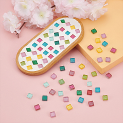 Glitter Glass Cabochons&nbsp;GLAA-FH0001-01D