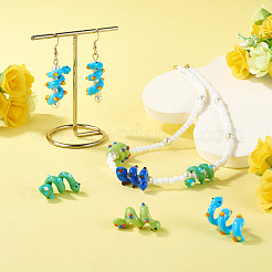 10Pcs 5 Colors Handmade Lampwork Enamel Beads&nbsp;LAMP-TA0002-48A