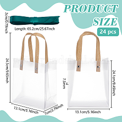 Rectangle Plastic Storage Tote Bags&nbsp;ABAG-WH0046-62