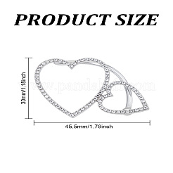 1Pc Alloy Crystal Rhinestone Cuff Earrings&nbsp;EJEW-LP0013-16P
