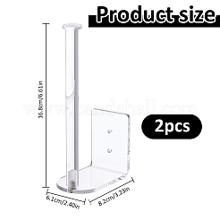 2Pcs Acrylic Wall Mount Hat Display Rack&nbsp;AJEW-WH0696-869