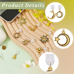 10Pcs 10 Styles Plastic Mobile Dustproof Plugs&nbsp;HJEW-SC00177
