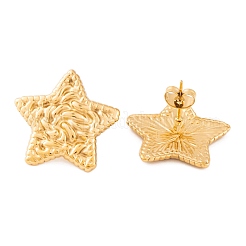 Ion Plating(IP) 304 Stainless Steel Stud Earrings for Women&nbsp;EJEW-L272-028G-01