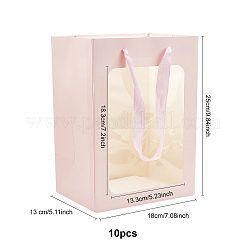 Kraft Paper Bags with Handle&nbsp;AJEW-BC0001-55A-D