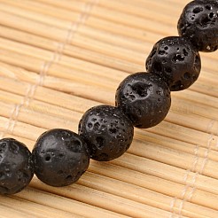 Natural Lava Rock Beaded Stretch Bracelets&nbsp;X-BJEW-JB02263