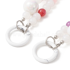Resin & Acrylic Beaded Mobile Straps&nbsp;HJEW-JM01137