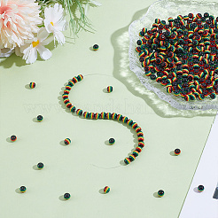 Opaque Resin Stripe Beads&nbsp;RESI-HY0001-31A