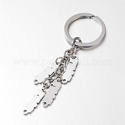 Platinum Zinc Alloy Enamel Keychain&nbsp;KEYC-O008-30