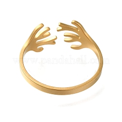 304 Stainless Steel Rings for Women&nbsp;RJEW-S241-02G