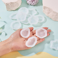 12Pcs 6 Styles DIY Pendants Silicone Molds&nbsp;DIY-TA0015-43