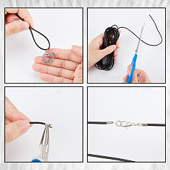 DIY Braided Cord Bracelet Necklace Making Kit&nbsp;DIY-WH0504-09