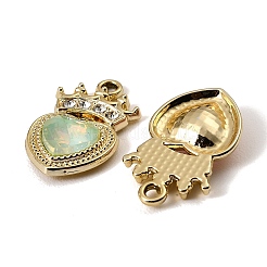 UV Plating Alloy Glass Pendants&nbsp;FIND-K032-10G
