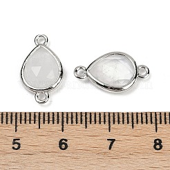Natural Quartz Crystal Faceted Connector Charms&nbsp;G-L514-048G-03