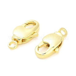 Brass Lobster Claw Clasps&nbsp;KK-H527-38G