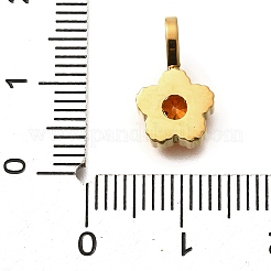 304 Stainless Steel Rhinestone Pendants&nbsp;STAS-M109-07G