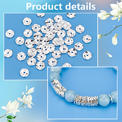 50Pcs Brass Beads&nbsp;KK-PH0006-70B
