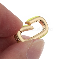 Brass Spring Gate Rings&nbsp;KK-A176-02G
