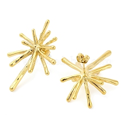 304 Stainless Steel Snowflake Stud Earrings for Women&nbsp;EJEW-U023-03G