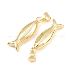 Brass Pendants&nbsp;KK-C162-085B-G