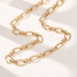 10MM 304 Stainless Steel Oval Link Chain Necklaces for Women&nbsp;X-NJEW-G194-04G